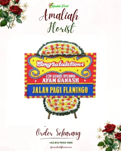 Bunga Papan Congratulation di Simpenan